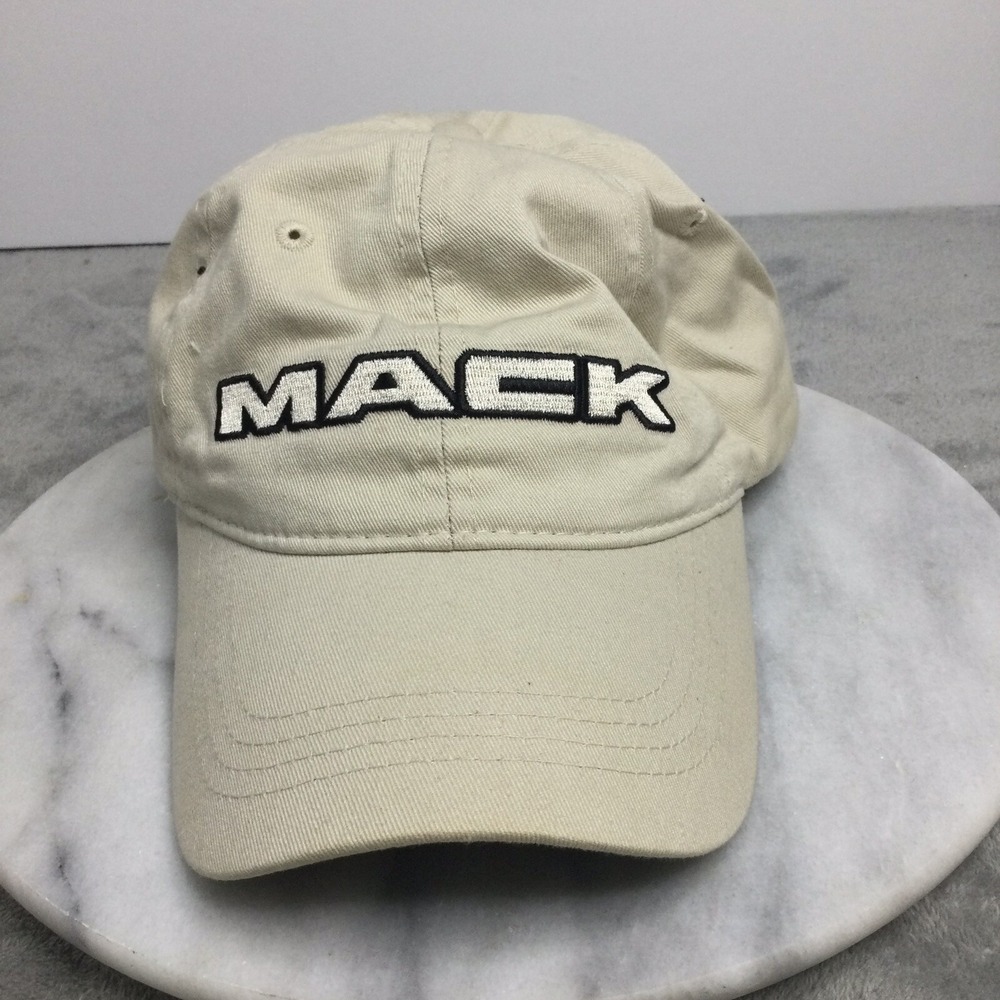 Headwear Mack Licensed Product Cream White Cap Hat Strap Adjustment